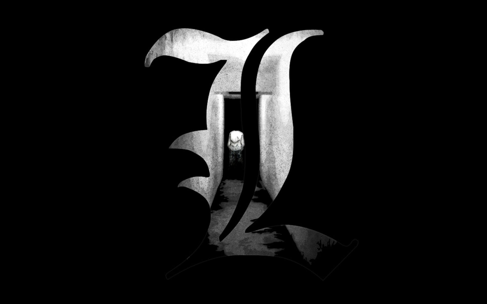 Death Note L Logo - L Wallpapers Death Note - Wallpaper Cave