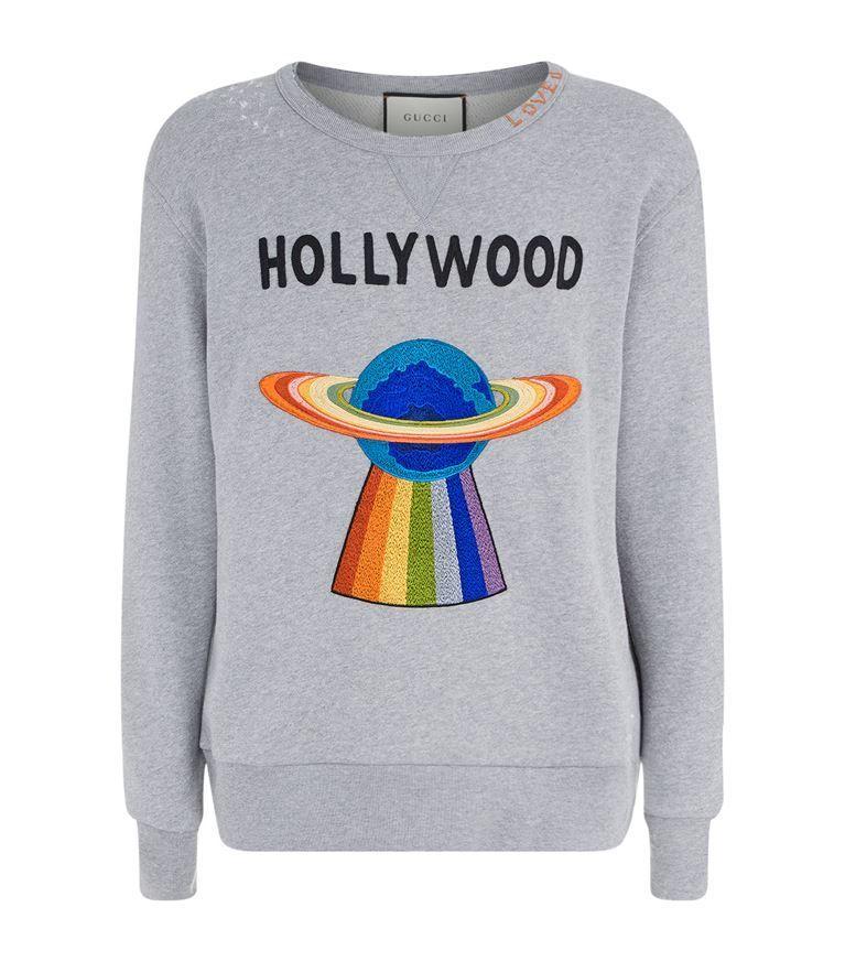 Gucci UFO Logo - GUCCI Hollywood UFO Motif Sweatshirt. #gucci #cloth # | Gucci Men ...