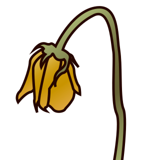 Wilted Flower Logo - wilted flower. emojidex emoji service and apps