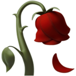 Wilted Flower Logo - Wilted Flower Emoji (U 1F940)