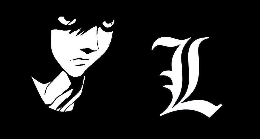 Death Note L Logo - Image in Anime collection by Maria Jose on We Heart It