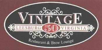 Vintage Oval Logo - Vintage 50 Restaurant & Brew Lounge - Breweriana & Map