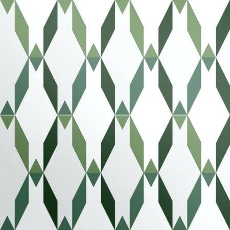 Green White Geometric Logo - Green Geometric Wallpaper Designer Avocado Green Contemporary ...