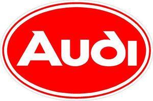 Vintage Oval Logo - 547 Vintage Audi Oval Logo Decal Sticker Laptop Laminated quattro | eBay