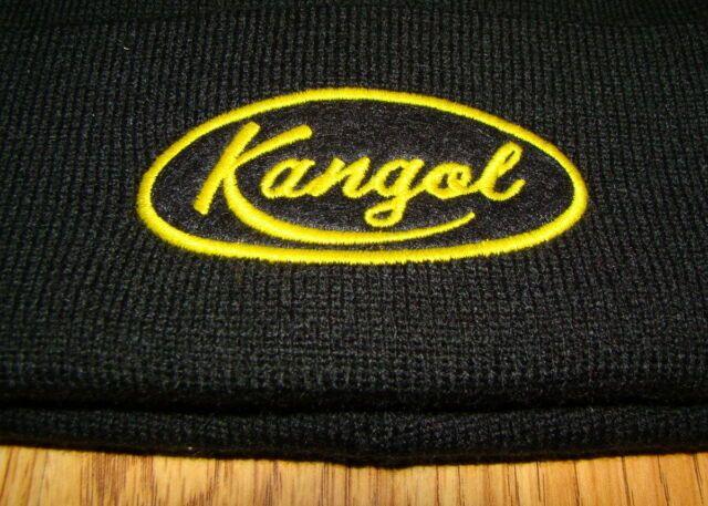 Vintage Oval Logo - Kangol Headwear Vintage Oval Logo Beanie Black | eBay
