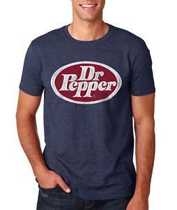 Vintage Oval Logo - Coca Cola Dr. Pepper Vintage Oval Logo Men T-shirt | eBay