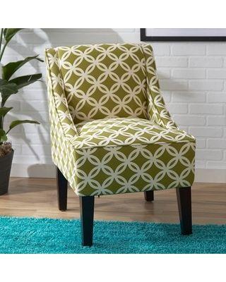 Green White Geometric Logo - Check Out These Major Deals on Trellis Slipper Chair Upholstery