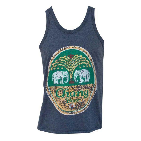Vintage Oval Logo - Shop Chang Beer Vintage Oval Logo Blue Tank Top - Free Shipping On ...