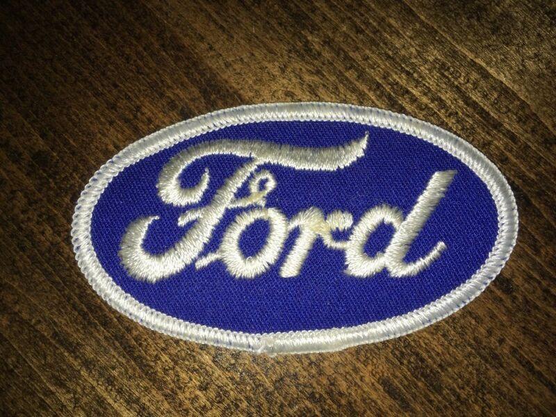 Vintage Oval Logo - FORD Vintage Blue Oval Logo Collectible Embroidered Patch New ...