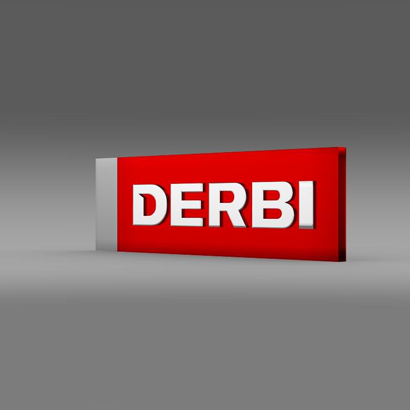 Derbi Logo - 3D model Derbi Logo | CGTrader