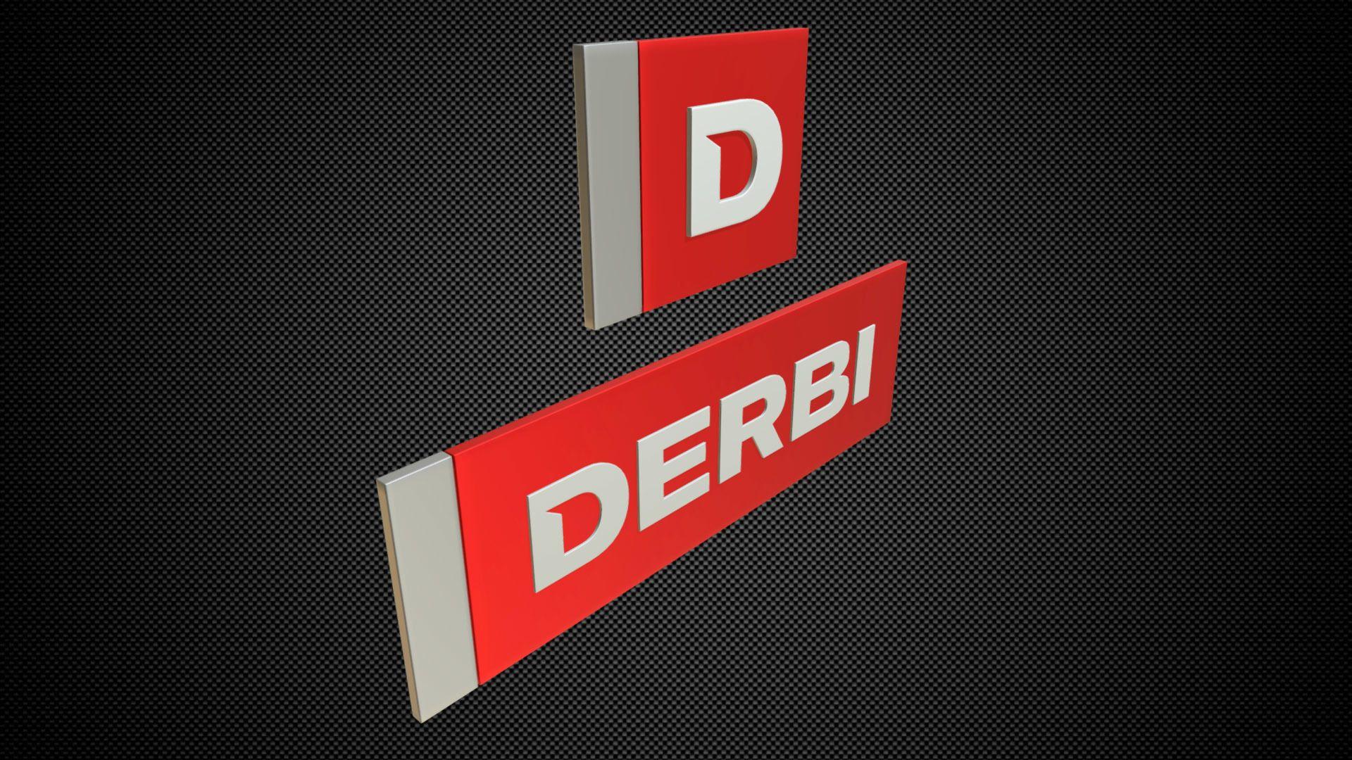 Derbi Logo - derbi logo 3D model