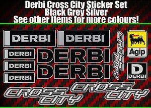 Derbi Logo - Derbi Cross City stickers Crosscity SM Senda supermoto 50 125 black ...