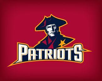 Patriots Sports Logo - The Patriot Logo design - This logo has a patriotic feel. It can be ...
