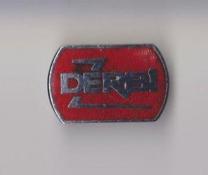 Derbi Logo - Vintage enamel DERBI motorcycle pin badge logo motorbike Race | eBay