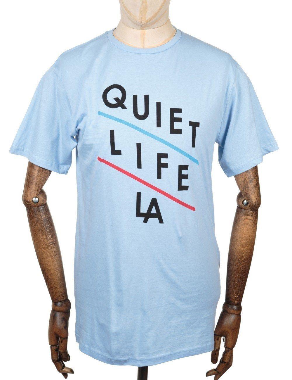 Quiet Life Clothing Logo - The Quiet Life Slant T-shirt - Light Blue - Clothing from Fat Buddha ...