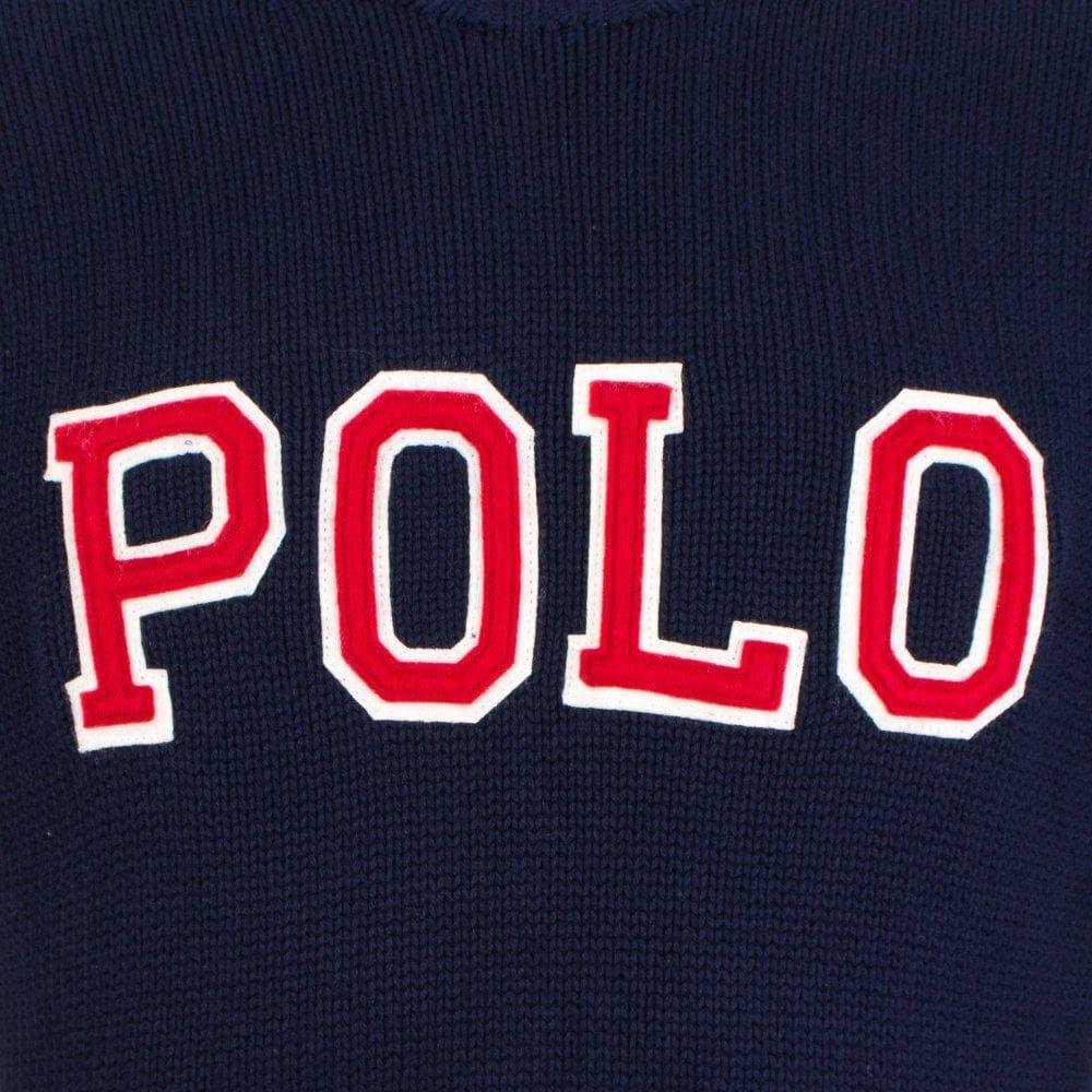 Lauren Polo Logo - Ralph Lauren Polo Logo Jumper from EQVVS UK
