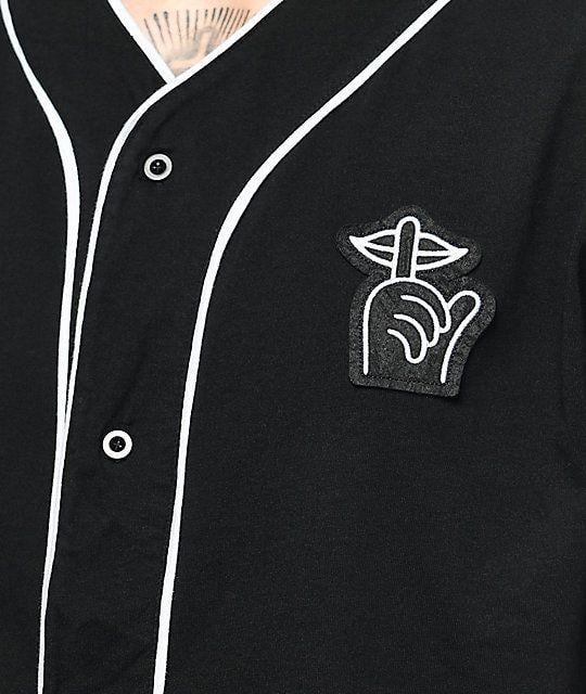 Quiet Life Clothing Logo - Quiet Life Shhh Black Baseball Jersey | Zumiez