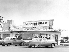 Steak 'N Shake Restaurant Logo - Steak 'n Shake: The History of Hamburger Restaurant Chains