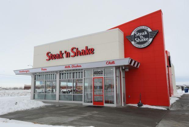 Steak 'N Shake Restaurant Logo - Construction Zone: Steak 'n Shake strives to build a better burger