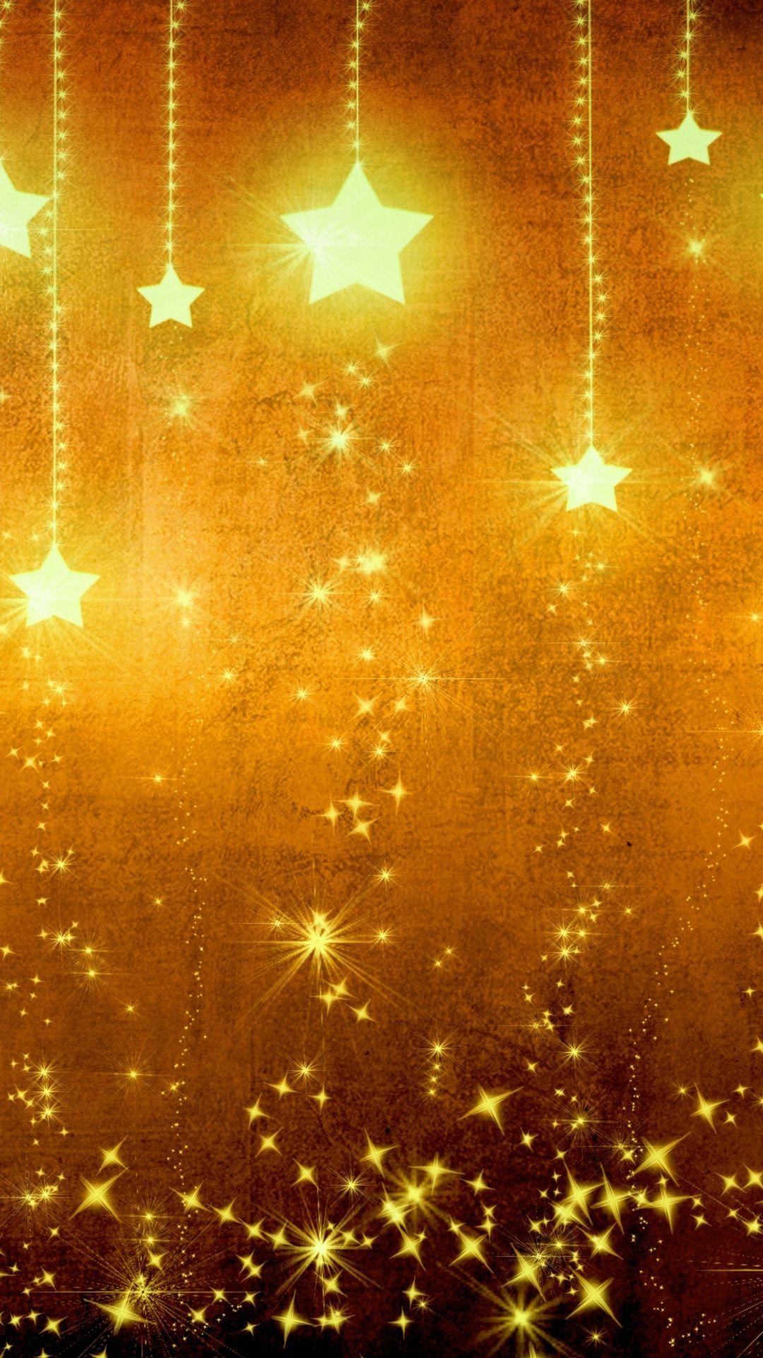 Brown and Yellow Star Logo - Star Gold Holiday Background Brown Yellow Light Texture iPhone 6