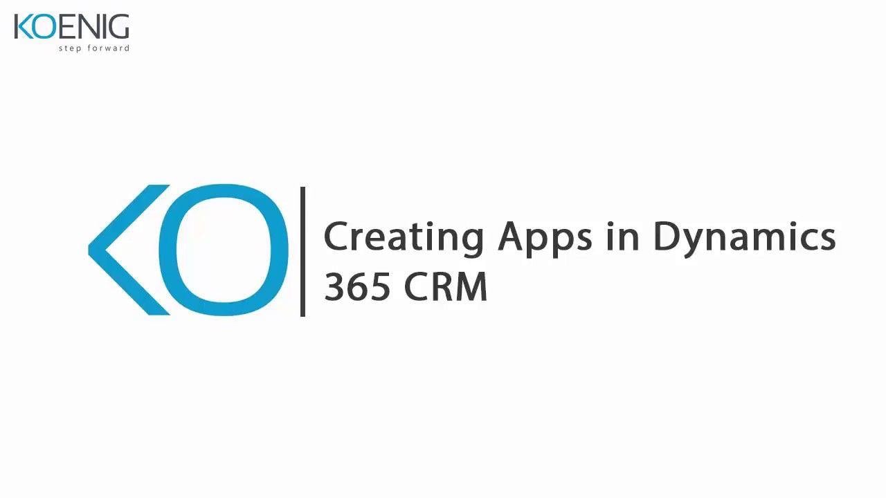 CRM Dynamic New Logo - Creating Apps In Dynamics 365 CRM - YouTube