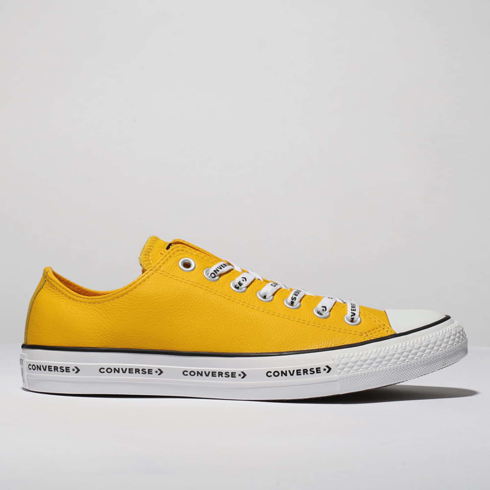 Brown and Yellow Star Logo - mens yellow converse all star ox logo laces trainers | schuh