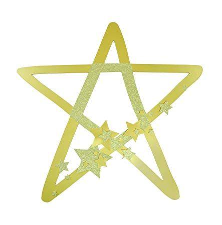 Brown and Yellow Star Logo - Kaisercraft Scribble Star, Brown: Amazon.co.uk: Kitchen & Home