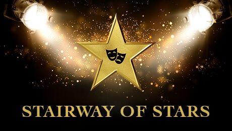 Brown and Yellow Star Logo - Stairway of Stars