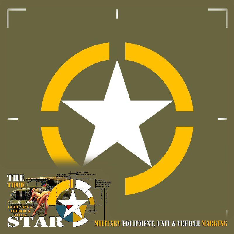 Brown and Yellow Star Logo - Star – with Small Band – 1/5 Circle Diameter – WEBSHOP – Army ...