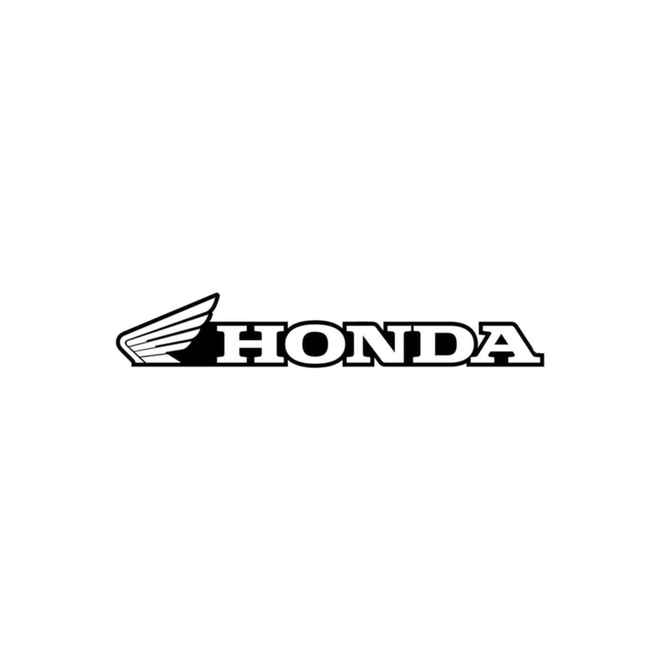White Honda Logo - Honda Logo Noir Vinyl Decal