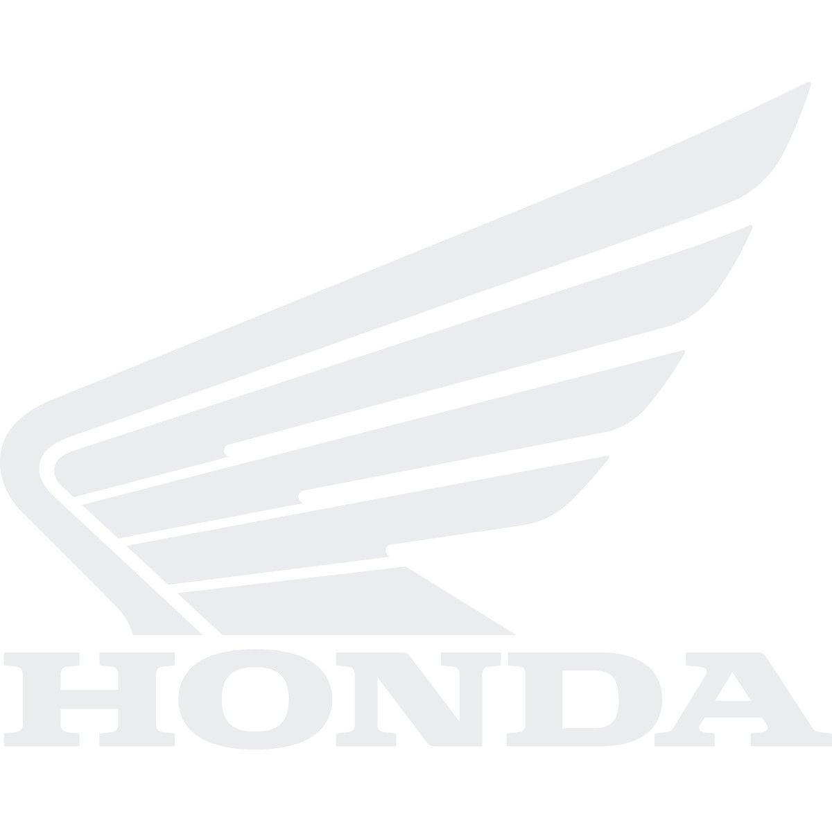 White Honda Logo - Factory Effex Logo 3 Pack Stickers - Honda Wing - White - 04-2692 ...