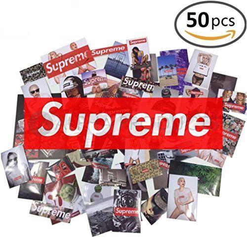Custom Supreme Logo - Pieces Supreme Stickers Assorted Variety Pack of Custom