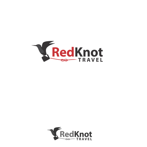 Red Knot Logo - A Classic Chic, Character Logo For Red Knot Travel At Home