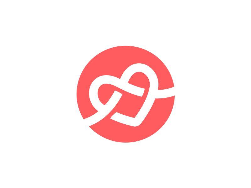Red Knot Logo - Love Knot by Jeriah Lau | Dribbble | Dribbble