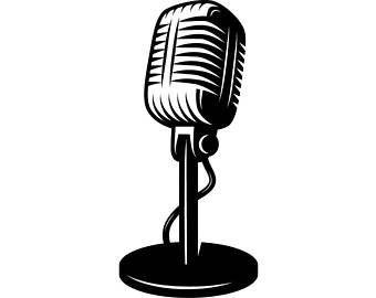 Radio Mic Logo - Microphone Logo 19 Hand Holding Mic Singer Audio Sound | Etsy