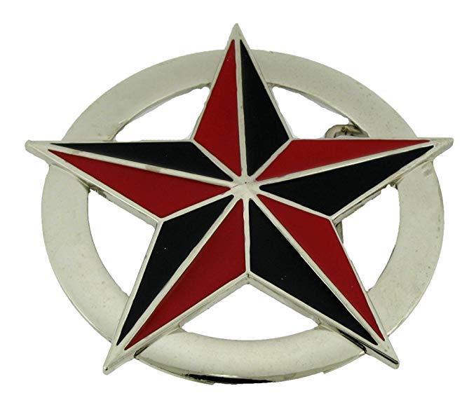 Multicolored Star Logo - Amazon.com: Multicolored Star Belt Buckle Rock Hip Unisex Costume ...