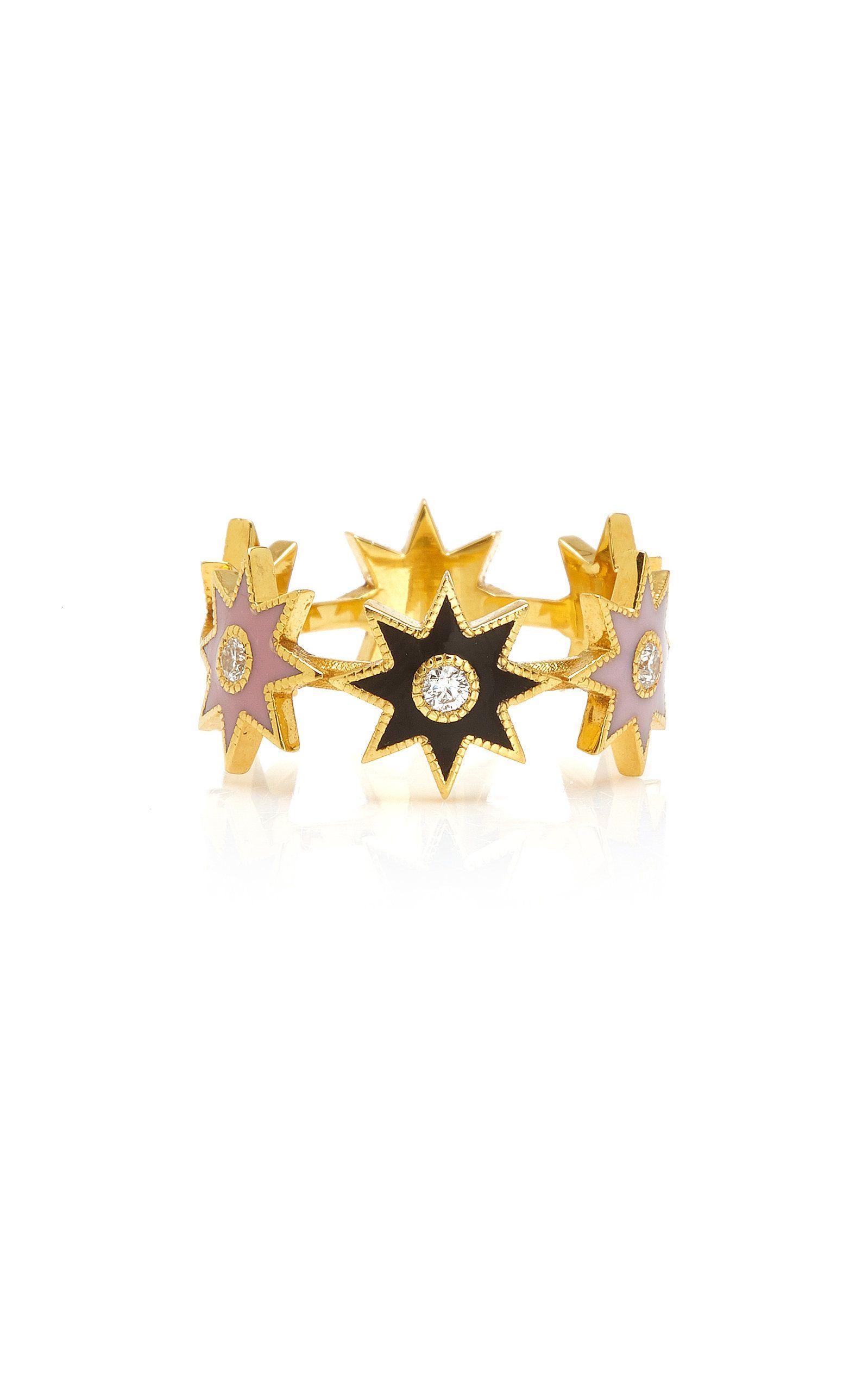 Multicolored Star Logo - Colette Jewelry Multicolored Enamel Star Ring | ModeSens