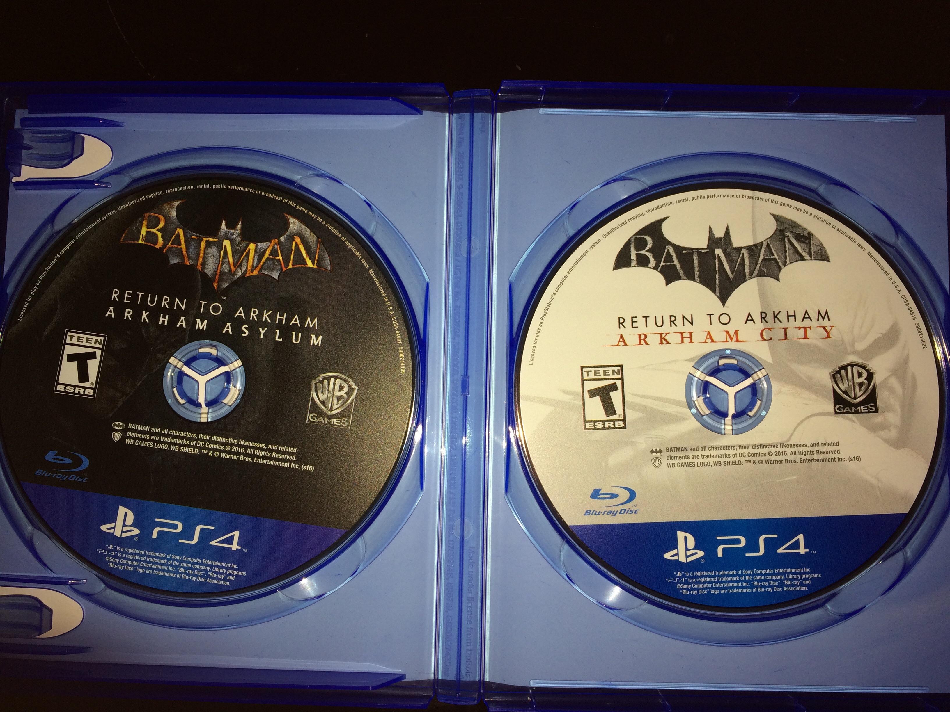 Batman Arkham Collection Logo - I Love How The: “ Return To Arkham Collection” Has 2 Separate Discs ...