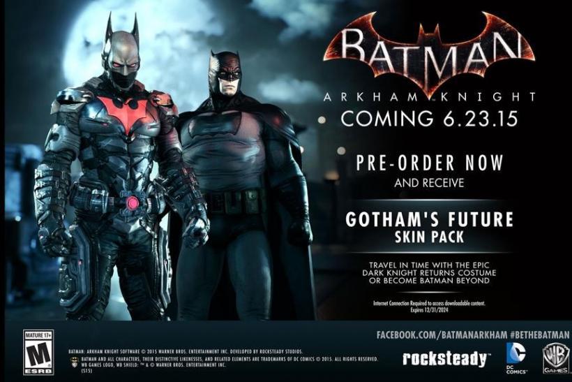 Return to Batman Arkham Logo - Batman Beyond' And 'Dark Knight' Skins Return For 'Batman: Arkham ...