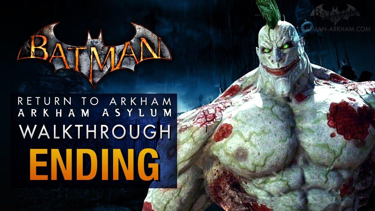 Return to Batman Arkham Logo - Batman: Return to Arkham Asylum Ending - Joker's Party - YouTube