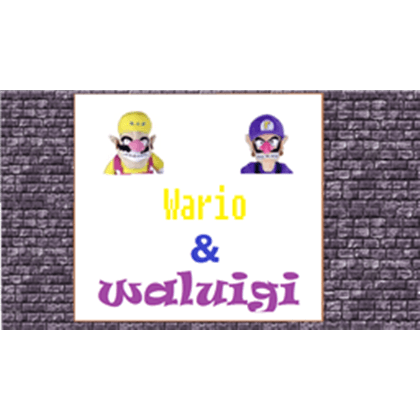 Waluigi Logo - wario and waluigi logo