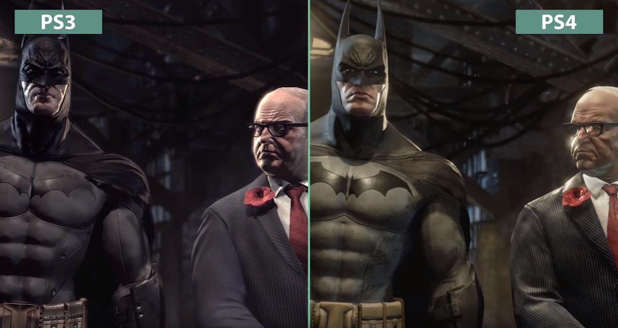 Return to Batman Arkham Logo - Batman Arkham Remaster compared on PS4 and PS3, doesn't look much better