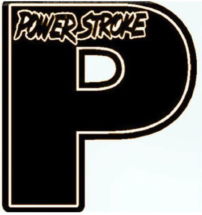 Powerstroke Logo - Powerstroke window logo | Pyrography | Trucks, Ford trucks, Diesel ...