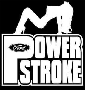 Powerstroke Logo - Ford Powerstroke Diesel a2 Truck Decal Sticker – Custom Sticker Shop
