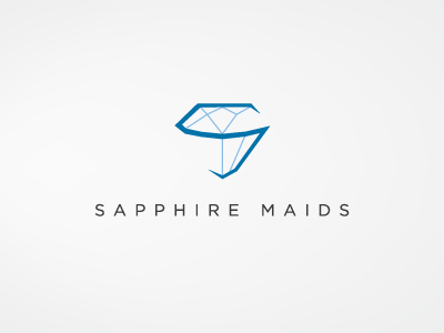 Sapphire Logo - Sapphire Maids Logo