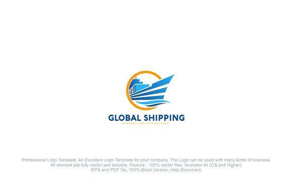 Global Company Logo - Global Shipping Logo Template Logo Templates Creative Market