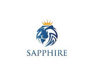 Sapphire Logo - sapphire lion Designed