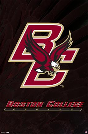 Boston College Eagles Logo - Boston College Eagles Football Sports Logo Posters