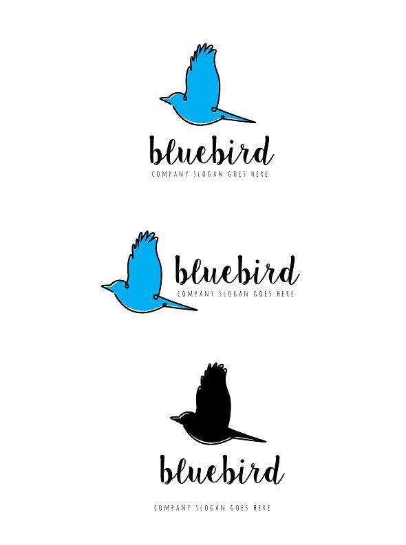 Bluebird Logo - Bluebird Logo Logo Templates Creative Market
