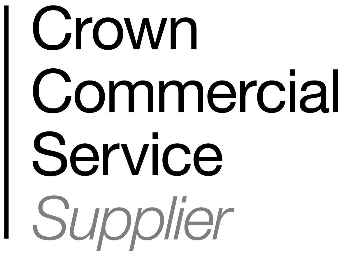 Detailed Black and White Brand Logo - Crown Commercial Service supplier logo and brand guidelines